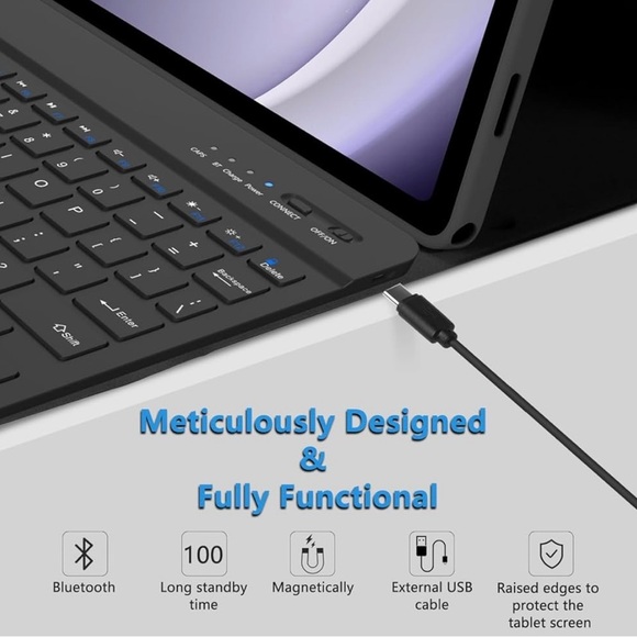 Compatible  with Samsung Galaxy Tab A9+ 11" 2023 (Model:SM-X210 / X216 / X218) - Picture 5 of 16